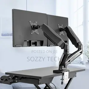 F160 Dual Monitor Mount Stand - Full Adjustable Gas Mount
