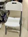 White Folding Chair - 4