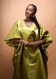 Women's Satin Bubu/Boubou Kaftan Dress - 3