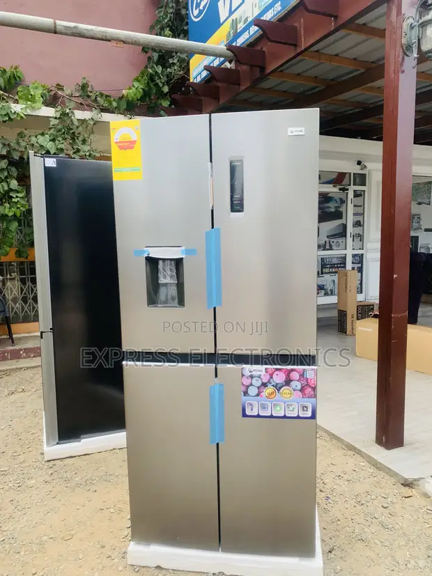 Pearl 421L Bottom Freezer Refrigerator with Dispenser - PF-613MDIXWD-1A - 1