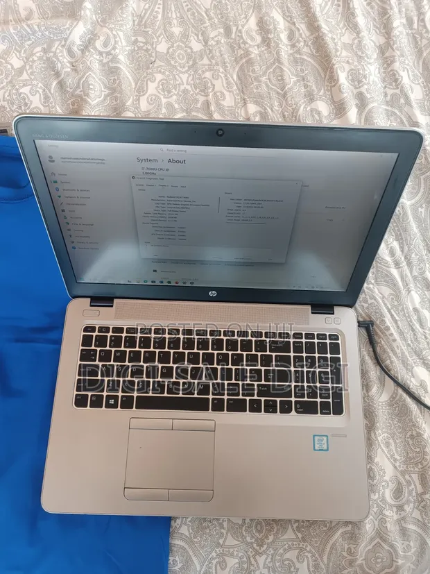 HP EliteBook 850 G4 Laptop - Intel Core i7, 16GB RAM, 256GB SSD - 1