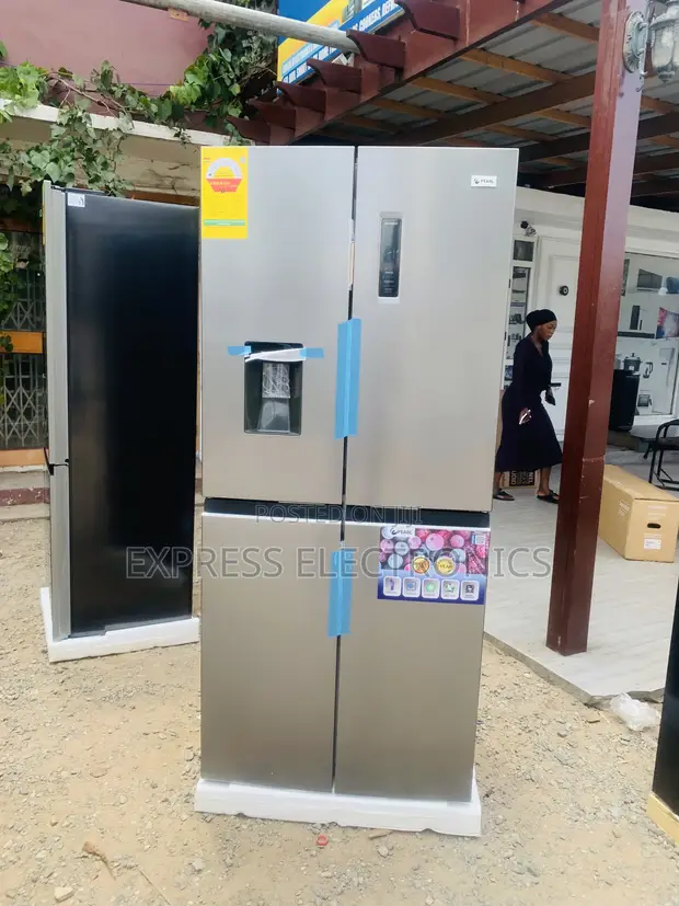 Pearl 421L Bottom Freezer Refrigerator with Dispenser - PF-613MDIXWD-1A - 1