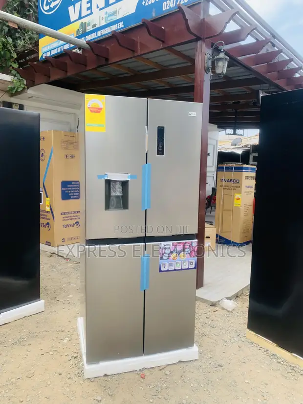 Pearl 421L Bottom Freezer Refrigerator with Dispenser - PF-613MDIXWD-1A - 1