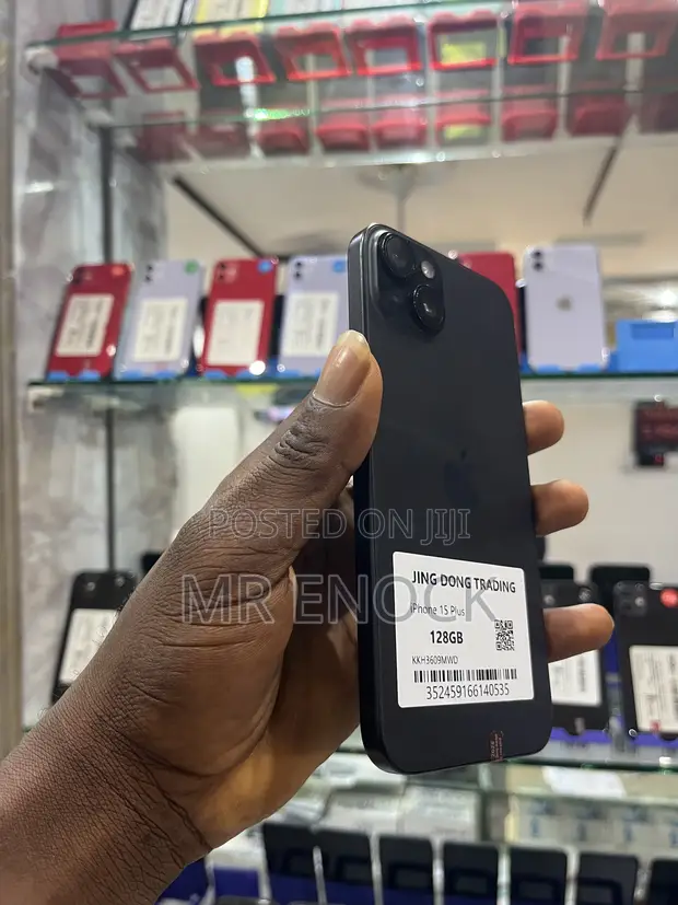 New Apple iPhone 15 Plus 128GB Black - 1