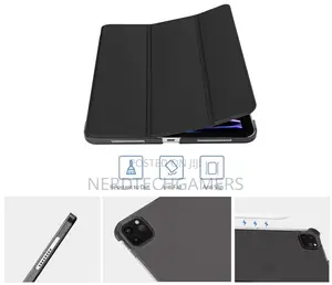 ProCase iPad Pro 11" (2022) Slim Tri-Fold Stand Case - Black