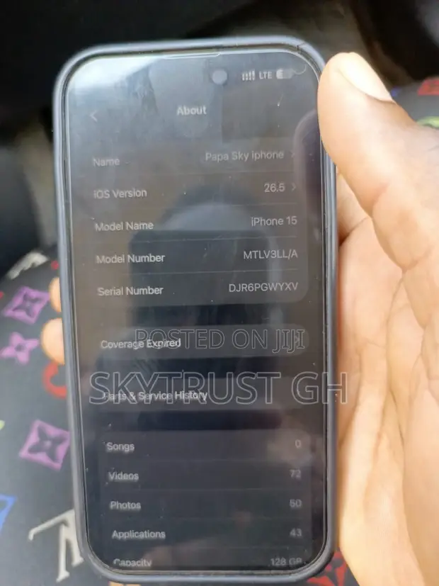 Apple iPhone 15 128GB Gray - 1