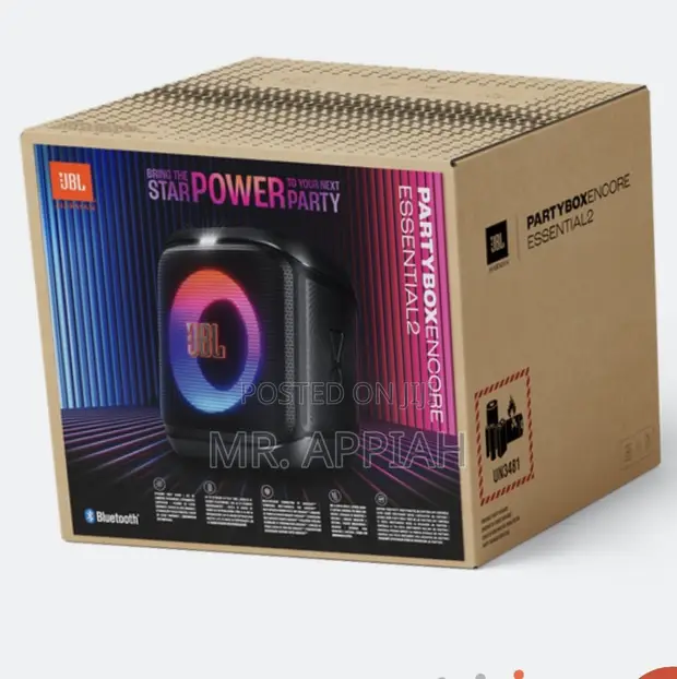 JBL Partybox Encore Essential 2 Bluetooth Speaker (Black) - 1
