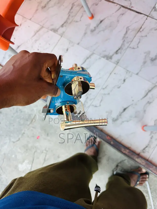 Heavy Duty Gold Door Lock - 1