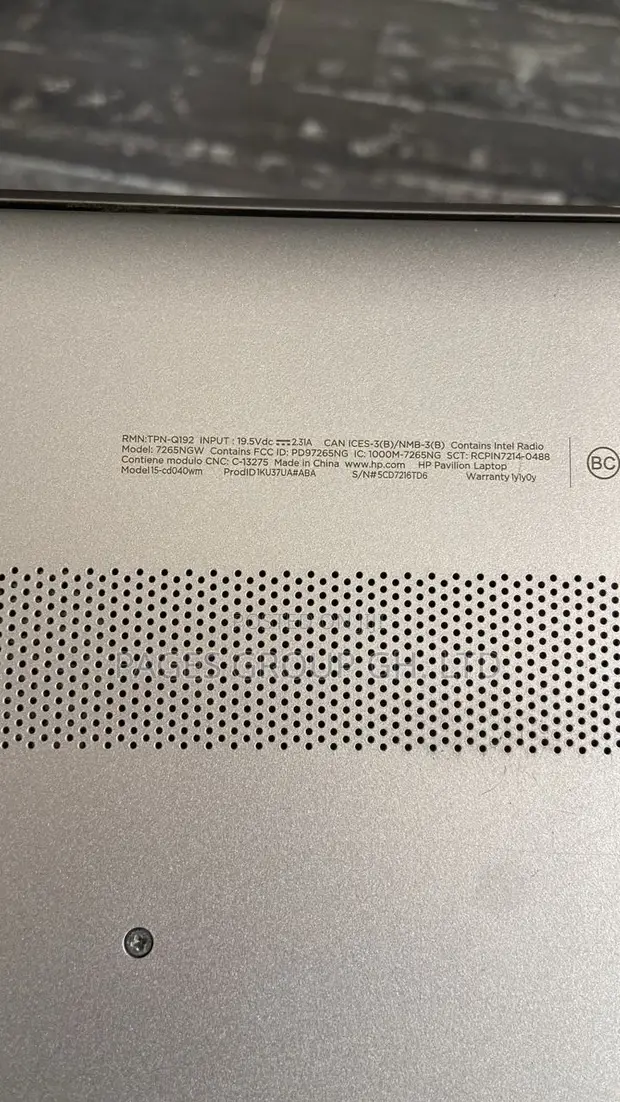 HP Pavilion 15 Laptop - 12GB RAM, 1TB HDD - 1
