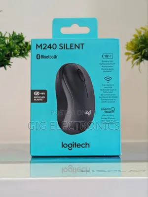 Logitech M240 Silent Bluetooth Wireless Mouse - Black
