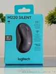 Logitech M220 Silent Wireless Mouse, Black - 1