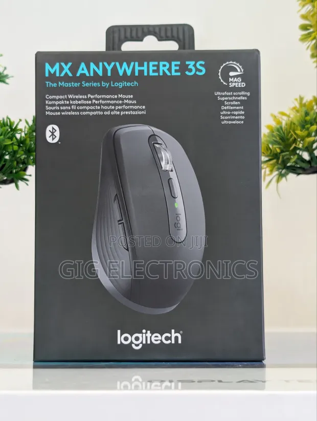 Logitech MX Anywhere 3S Wireless Mouse (Black) - 1