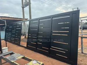 Main Gates - Steel, Black, Brand New