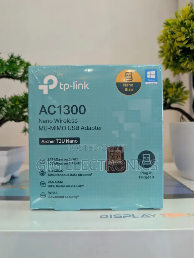TP-Link Archer T3U Nano AC1300 Wireless Dual-Band USB Wi-Fi Adapter - 1