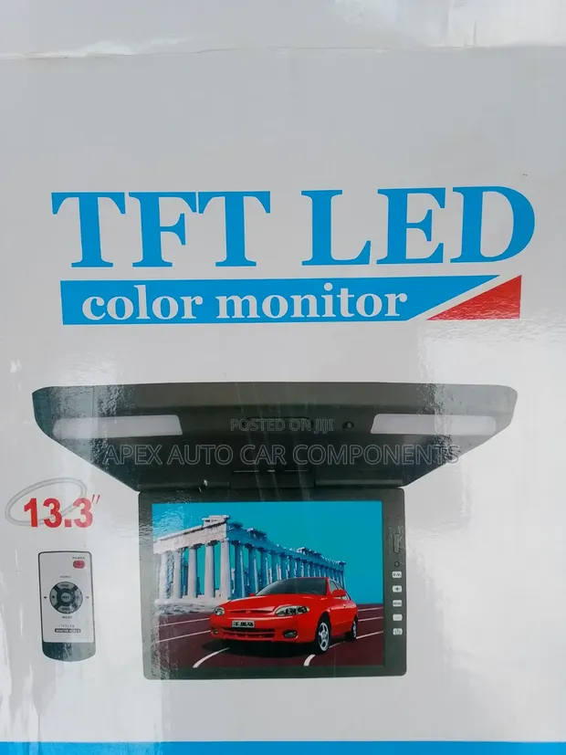 TFT LED Color Monitor for Automobiles - 1