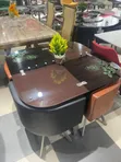 Modern 4-Seat Dining Table Set - 1