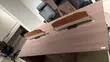 4 Seater Workstation Table with Cabinets - 2
