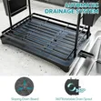 Dish Drying Rack with Drainboard - 2 Tiers - 5