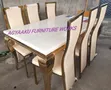 Golden Marble Dining Table - 2