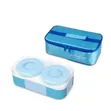 Beautiful Lunch Bowls With Bag (Green) - 2