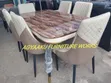 Beautiful Marble Dining Table with Quality Chairs - 2