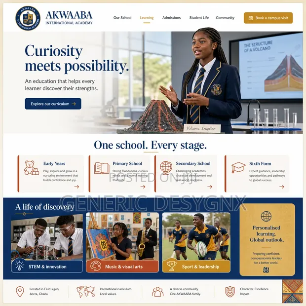 Website Design and Development for International Schools - 1
