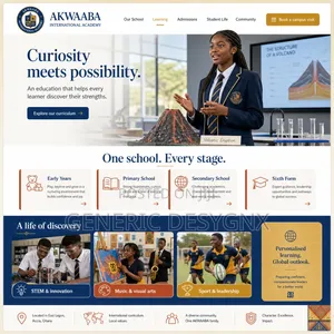 Website Design and Development for International Schools