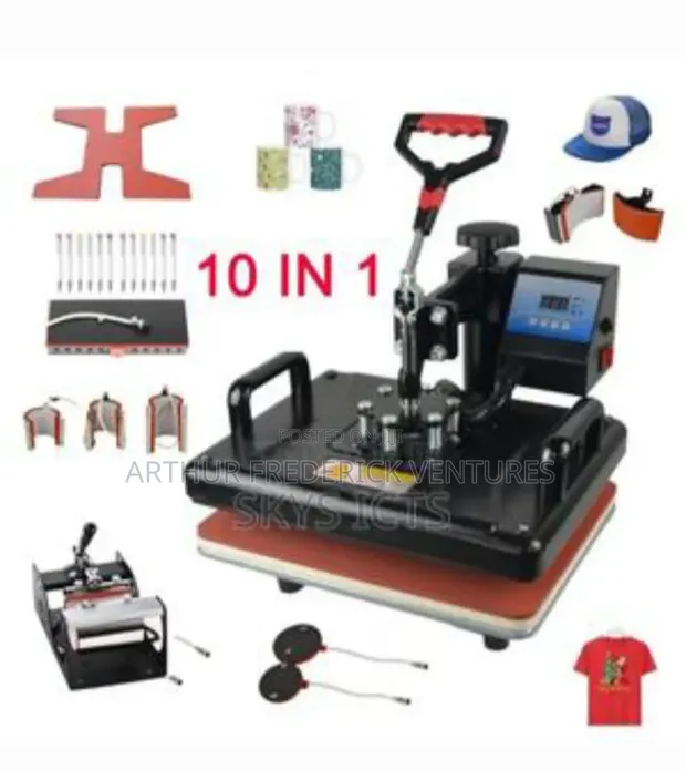10-in-1 Heat Press Machine (38x38cm) - 1