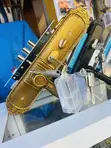 Security Gold Handle Lock with Door Lock - 1