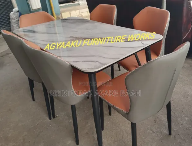 Royal Comfort Marble Dining Table (6-Seater) - 1