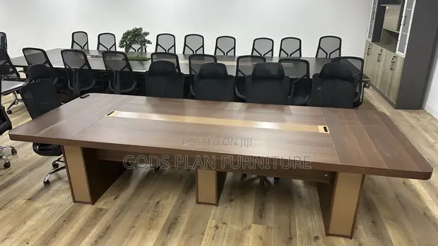 Modern Wooden Conference Table (3.2m) - 1