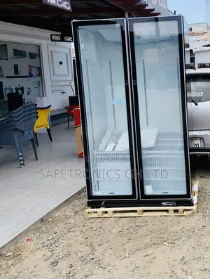 Pearl 690L Double-Door Glass Display Fridge (PVC-801-27AA)
