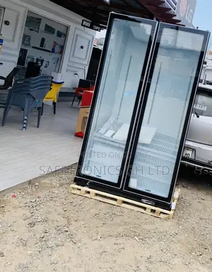 Pearl 690L Double-Door Glass Display Fridge (PVC-801-27AA)