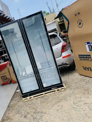 Original Pearl PVC-801-27AA 690L Double-Door Glass Display Fridge