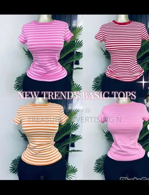Basic Cotton Tops - All Sizes & Colors - 1