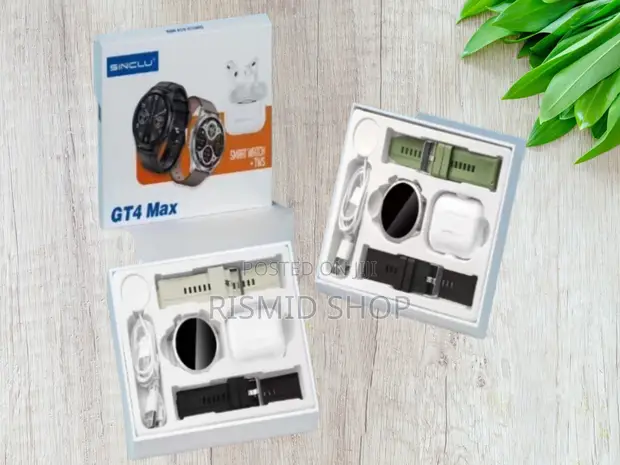 Sinclu GT4 Max Smartwatch & TWS Earbuds Gift Set - 1