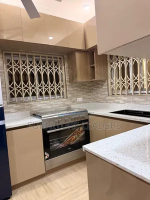 Wood-Mode U-Shape Kitchen Cabinet - High Gloss