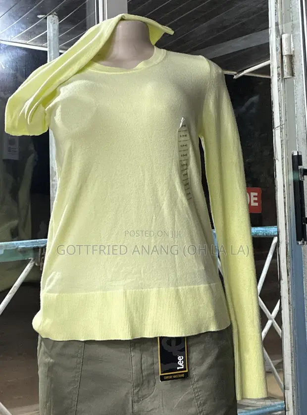 Brand New Yellow Sweater Size 4-6 - 1