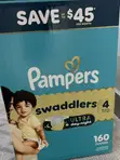 Pampers Swaddlers Ultra Diapers - Size 4 - 3