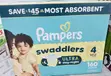 Pampers Swaddlers Ultra Diapers - Size 4 - 4