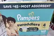 Pampers Swaddlers Ultra Diapers - Size 4 - 5