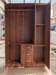 3-Door Foreign Wooden Wardrobe - 2