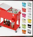 Rolling Outdoor Beverage Cooler Cart - 2