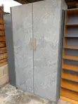 Foreign Wood 2-in-1 Wardrobe - Brown - 2