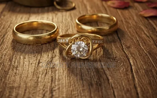 Wedding Ring Set - 3 Pieces - 1