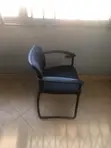 Teknion Amicus Guest Arm Chair - Blue - 2