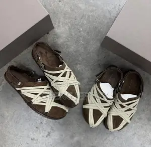 Original Rick Owens Mega Lace Mule Brown