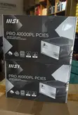 MSI PRO A1000PL PCIE5 1000W 80+ Platinum Power Supply - 1