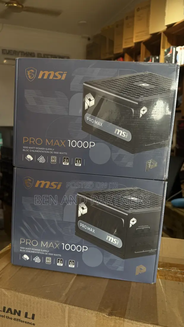MSI PRO MAX 1000W 80+ Platinum Power Supply - 1