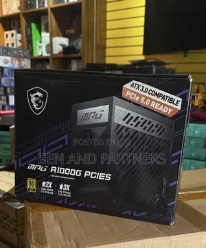 MSI MPG A1000G 1000W 80 Plus Gold Gaming Power Supply
